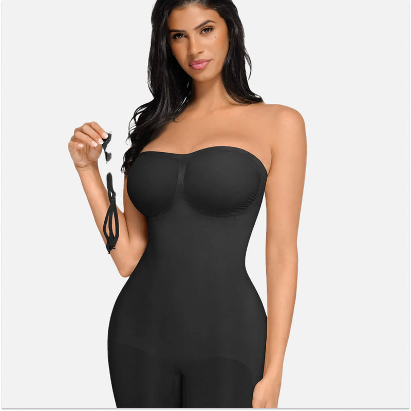 Body Modelador sem Alça - Premium Shaper | Compre 1 Leve 2 + Brinde Calcinha Modeladora